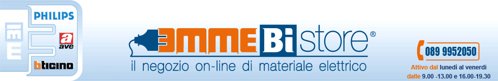 Logo Emmebistore Vendita materiale elettrico online